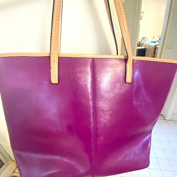 Gorgeous Coach tote! It is a soft, powdery purple color in EUC. - Picture 2 of 6